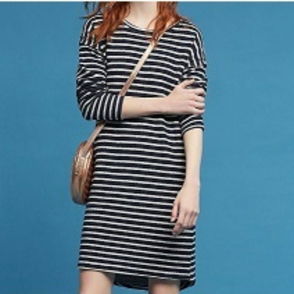 Anthropologie Sol Angeles Striped Terry Dress